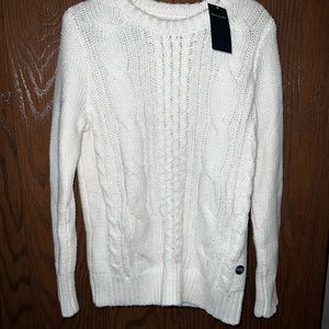 Abercrombie Kids white sweater - NWT